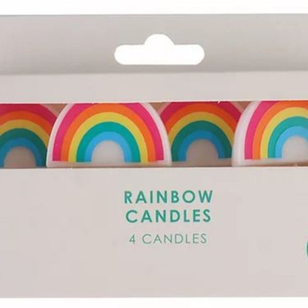 Table Fun Rainbow Candles